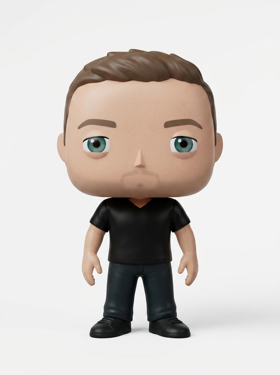 Чиби-фигурка Funko Pop по фото: детальный 3D-рендер