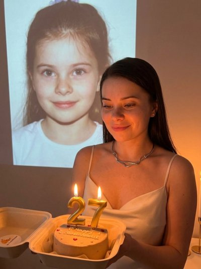 Ностальгия: детское фото и торт