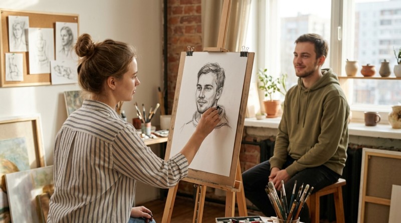 Рисунок, изображающий человека: идеи и примеры приёмов