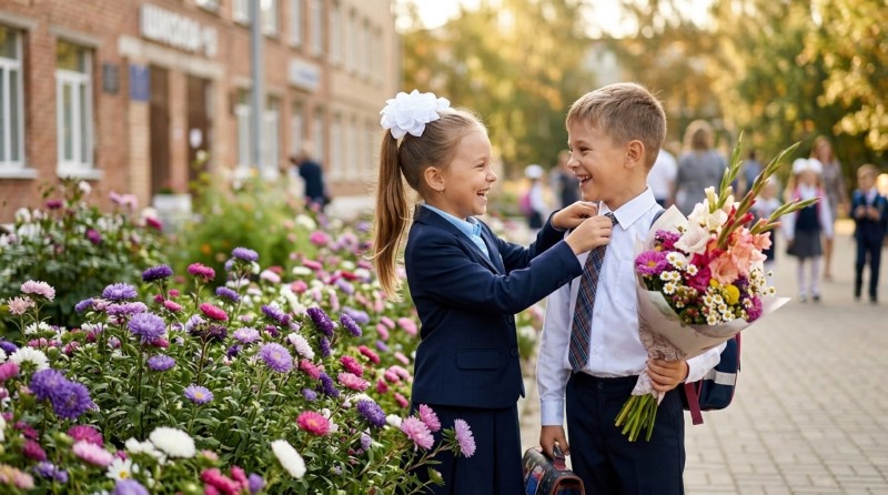 Идеи фотосессий на 1 сентября с нейросетью